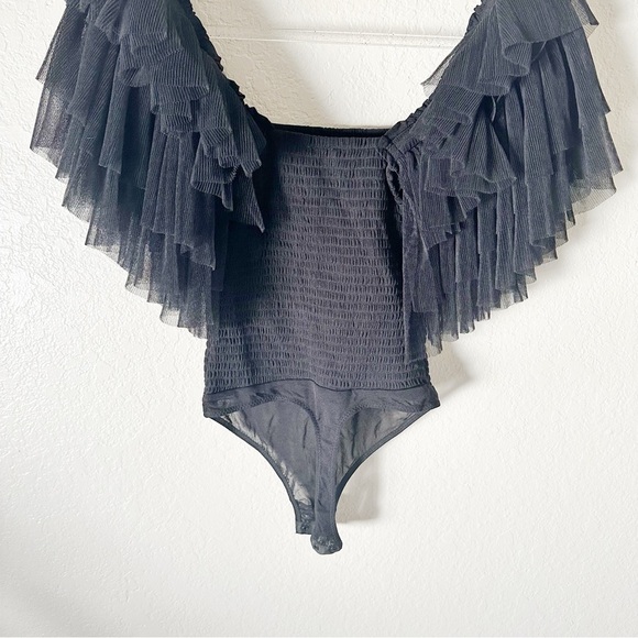 NEW Free People FP Kill The Light Bodysuit in Black size S - Picture 3 of 13